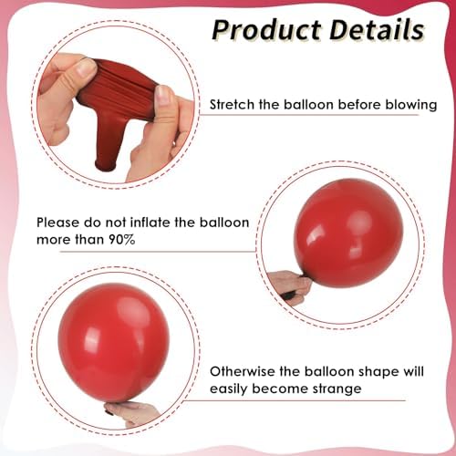 Pasiihol 6 Balloon Number Kit for Kids Party