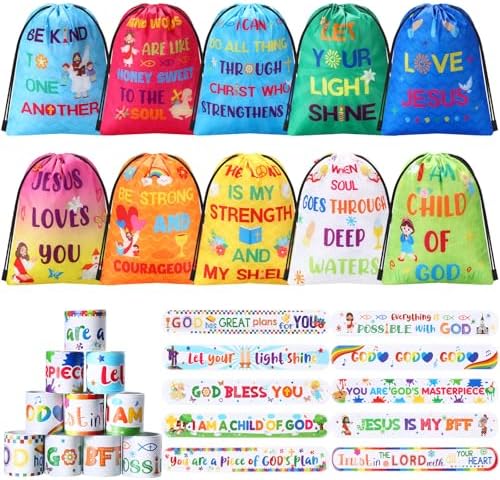 Frienda 20 Pcs Bible Verse Party Favors Set