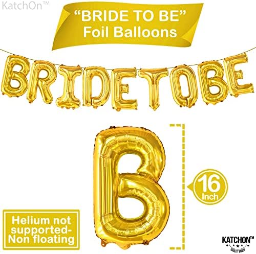 Gold Bride To Be Balloons Set - 32 Inch