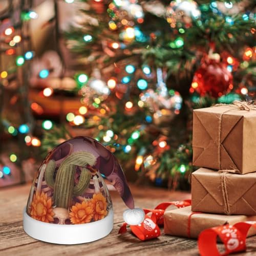 Augenstern Christmas Hat with Skeletons Cactus Candles