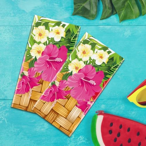 2 Pcs Hawaiian Luau Party Table Cover 54 x 108 Inches