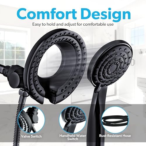 BLACKDECKER 5-Function Handheld Shower Head with Diverter