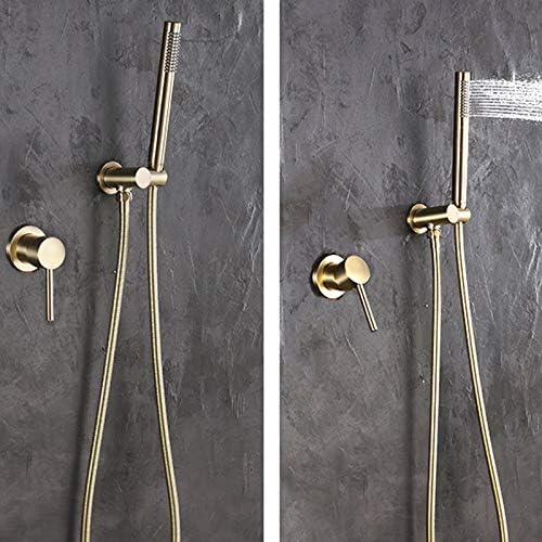 Brass Handheld Shower Head with Silicone Nozzle