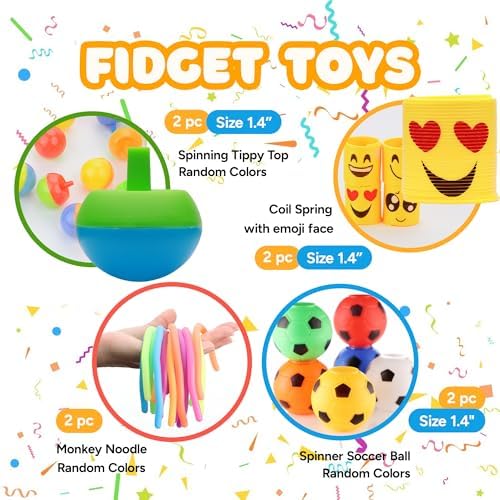 20 Pack Party Favors with Squeeze Toys in Gift Box