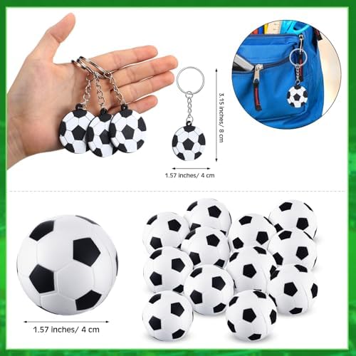 48 pcs Soccer Party Favors Multi Item Pack