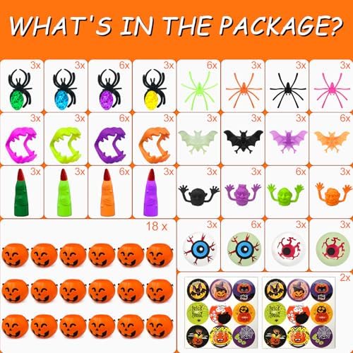 18 Pack Halloween Party Favors for Kids