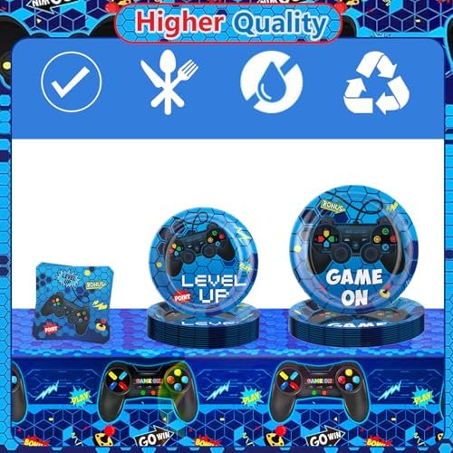 Game Party Decor Set for Boys and Adults