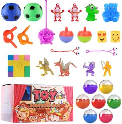 20 Pack Party Favors with Squeeze Toys in Gift Box