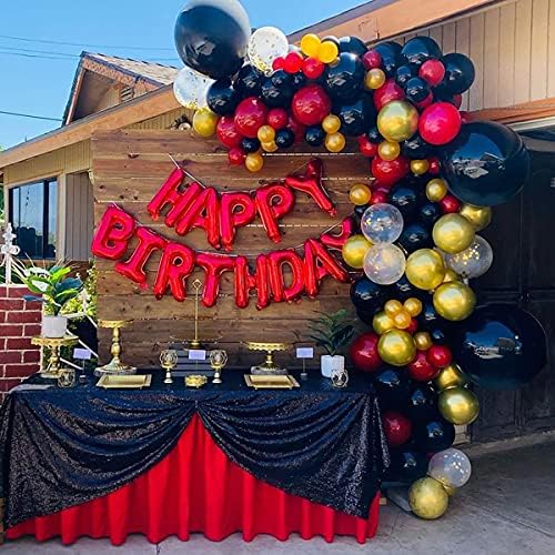 5 Inch Black Balloons 100 Pack Party Decor
