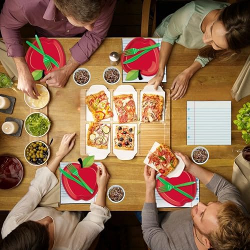 125PCS Back to School Decorations Plates Set