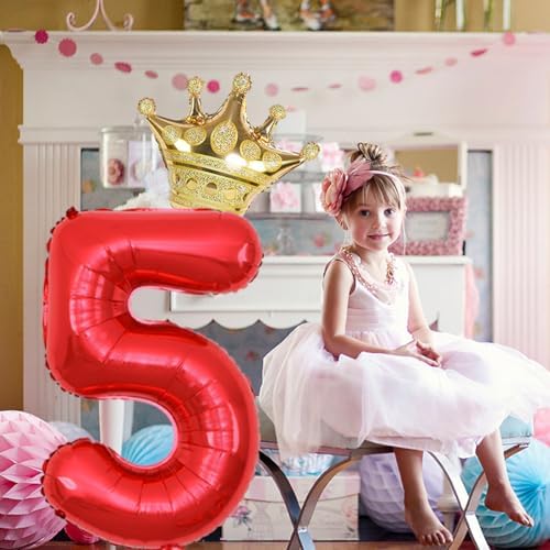 40 Inch Gold Crown Number 15 Balloons Birthday Decor
