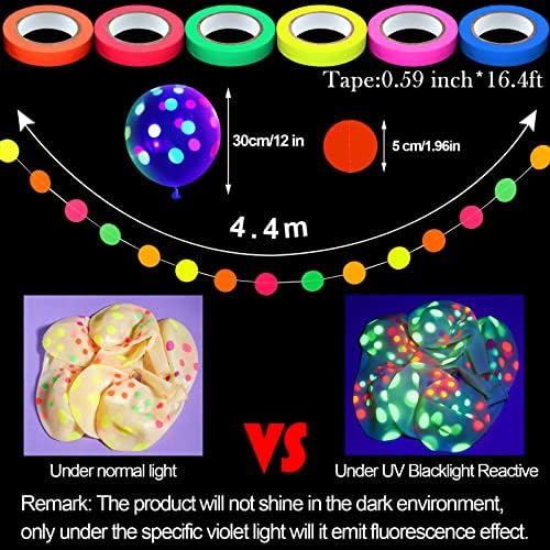32 Pcs Glow in The Dark Party Decorations