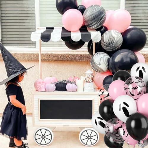 Biapian 60 Pcs 12 Inch Halloween Balloons Set