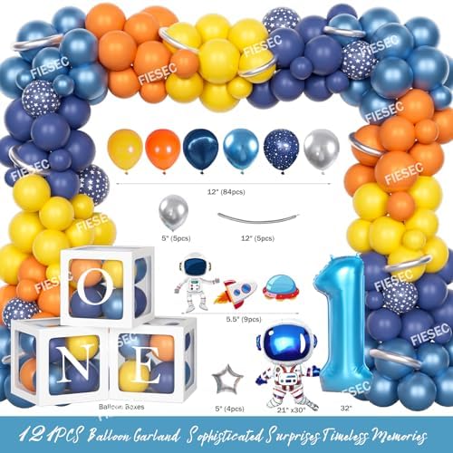First Trip Around the Sun Birthday Decorations 125 pcs