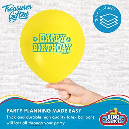 Treasures Gifted Dino Ranch Balloons 24 Pack