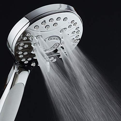 AquaSpa High Pressure 6-Setting Luxury Handheld Showerhead