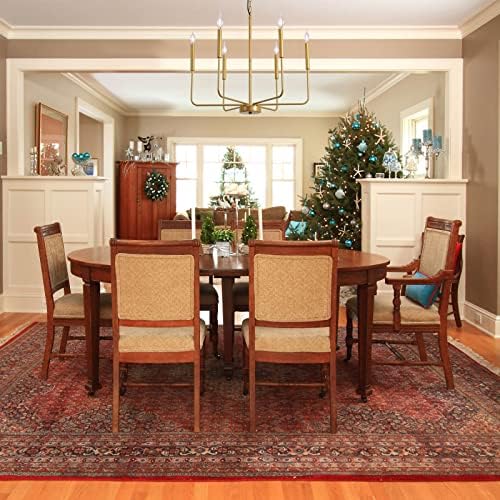 ALISADABOY 6-Light Farmhouse Gold Chandelier