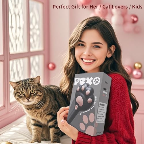 Cute Cat Paw Shower Head - 3 Spray Modes 25 GPM Black