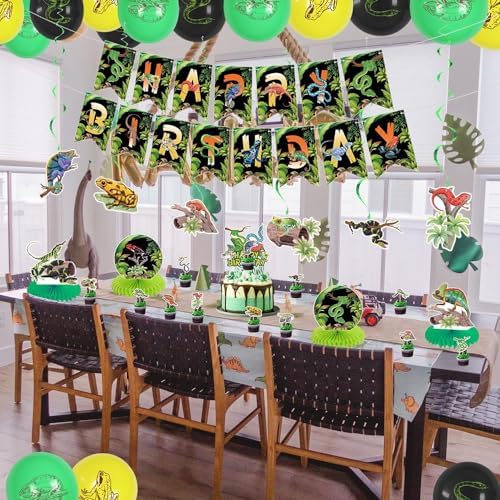 Reptile Birthday Party Decor Set