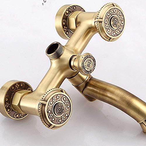 Copper Handheld Shower Head with 3 Function Water Faucet