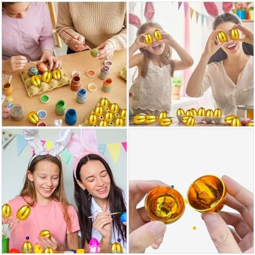 HOLIDYOYO Fillable Easter Eggs Decor Set