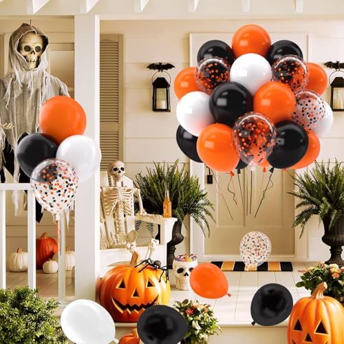 Patimate Halloween Balloons Set 50 pcs 12 inch