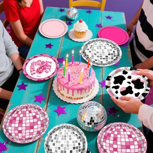 Cowgirl Birthday Party Decorations with Plates and Napkins