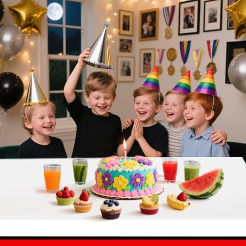 SAVITA 3pcs Cartoon Party Tablecloth 70X42 Inch