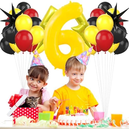 Pasiihol 6 Balloon Number Kit for Kids Party