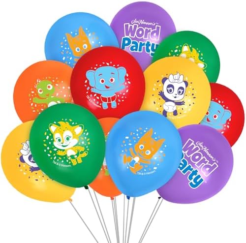 Treasures Gifted Word Party Balloons 24 Pack 12 Inch