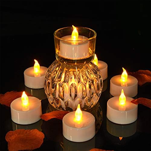 Lasts 2X Longer Flameless Tealight Candles 50 Pack