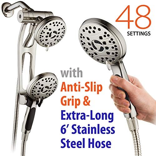 AquaSpa High Pressure 48-mode Luxury 3-way Combo Showerhead