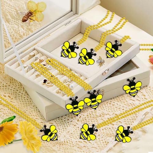 24 Pack Bee Necklace Party Favors for Mommy To Be