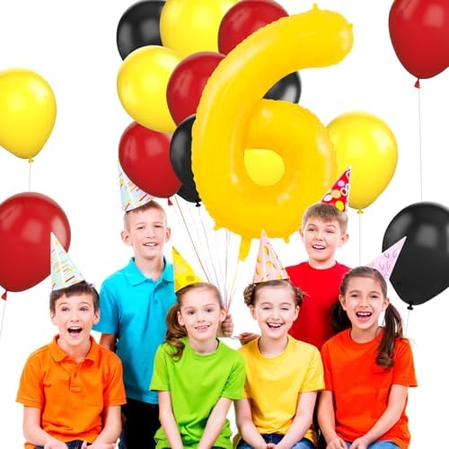 Pasiihol 6 Balloon Number Kit for Kids Party