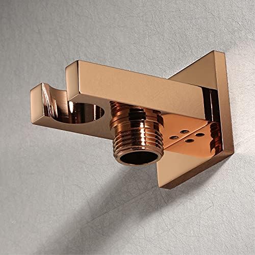 Handheld Shower Head with 360 Rotatable Hose and Rose Gold Bracket