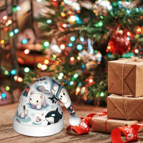 Augenstern Christmas Hat for Kids Unisex Santa Hat