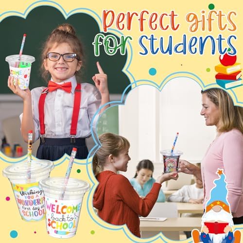 210 Pcs Back to School Stationery Party Favor Set