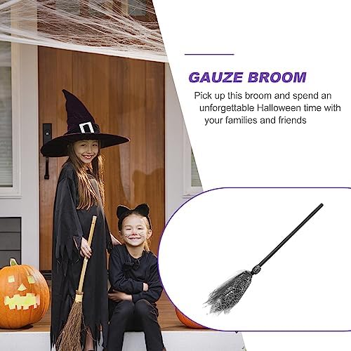 VANZACK Witch Broom Prop Halloween Costume Broom