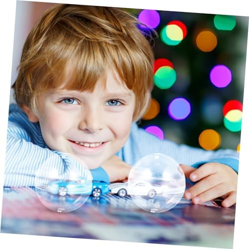 10pcs Transparent Round Refillable Capsules for Party Favors and Easter Celebrations