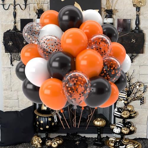 Patimate Halloween Balloons Set 50 pcs 12 inch