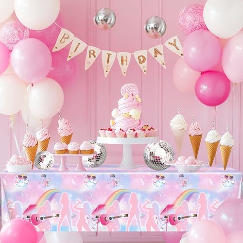 Avezano 3 Pcs Music Birthday Tablecloths