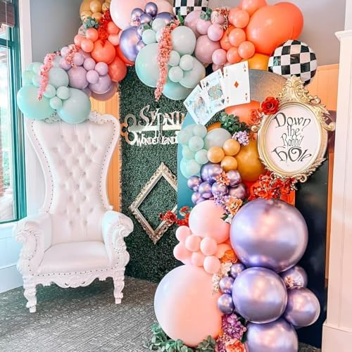 Wonderland 150pc Balloon Garland Arch Decorations