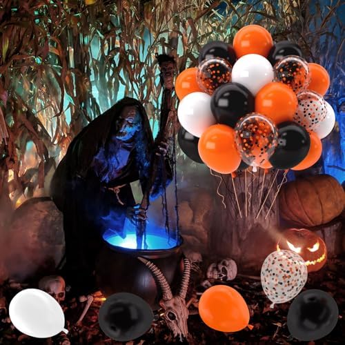 Patimate Halloween Balloons Set 50 pcs 12 inch