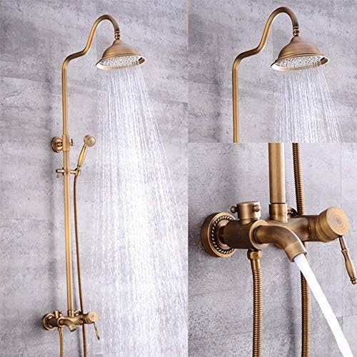 LASEVE Vintage Copper Black Handheld Showerhead