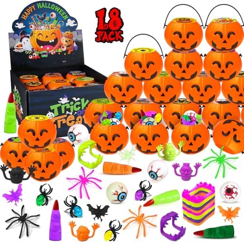 18 Pack Halloween Party Favors for Kids