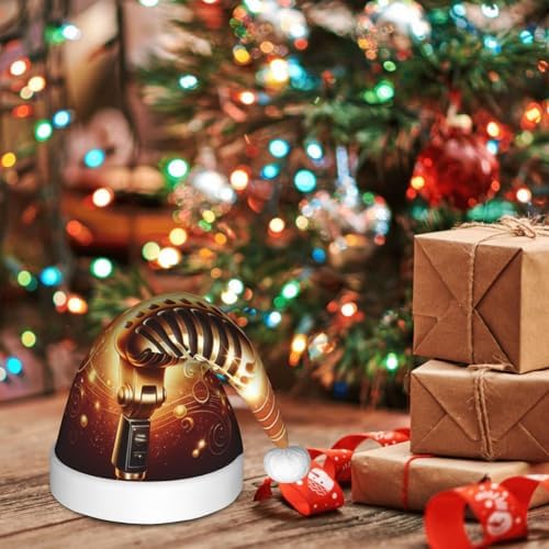 Augenstern Christmas Hat Microphone Santa Hat for Kids