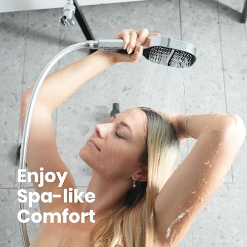 Maas Bath 8-in-1 Chrome Handheld Shower Head