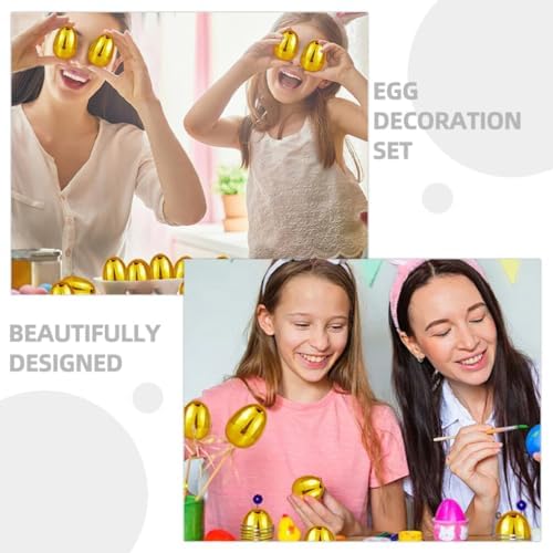 HOLIDYOYO Fillable Easter Eggs Decor Set