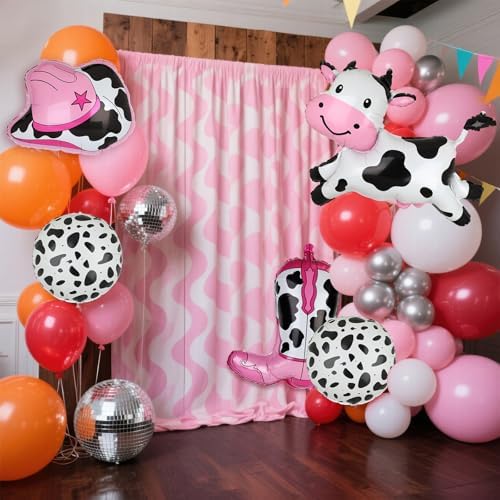 Cow Balloons Set 5 Pieces Western Party Decor