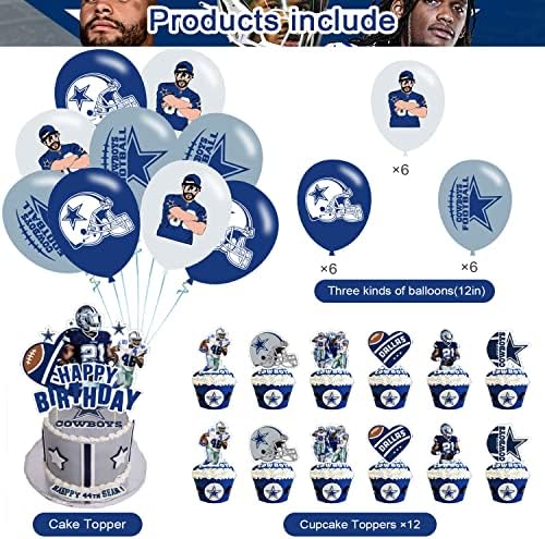 PRISIA Cowboys Party Decorations Set
